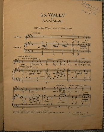 La Wally.Romanza ''Ebben?...Ne andrò lontana''