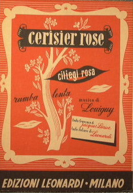 Cerisier rose et Pommier blanc