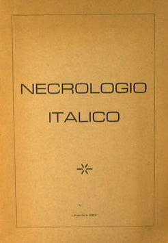 Italian obituary.