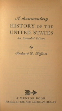 A Documentary History of the United States