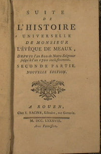 Suite de l'histoire universelle