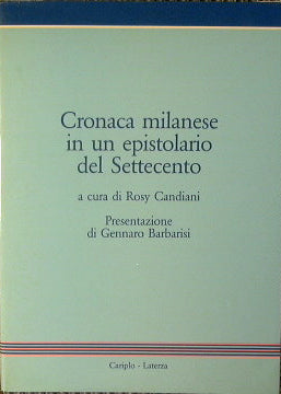 Milanese chronicle in an eighteenth-century collection of letters