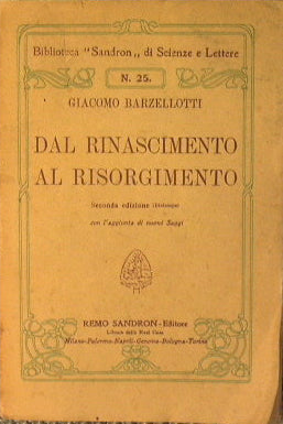 Dal Rinascimento al Risorgimento