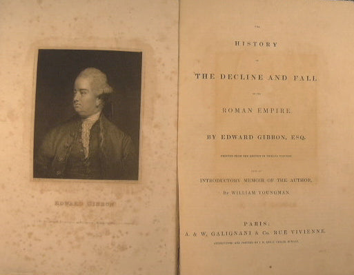 La historia de la decadencia y caída del Imperio Romano.