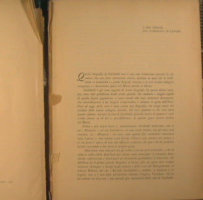 La vita di Giuseppe Garibaldi