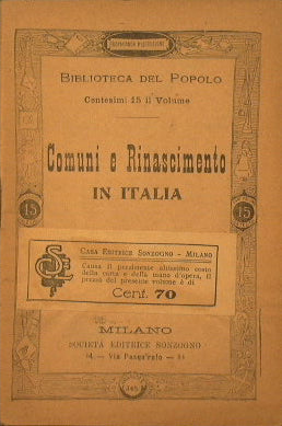Municipalities and the Renaissance in Italy