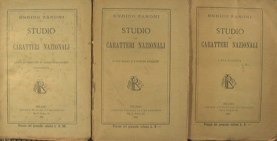 Studio sui caratteri nazionali