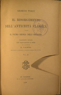 Il Risorgimento dell'Antichità Classica (Vol. II)