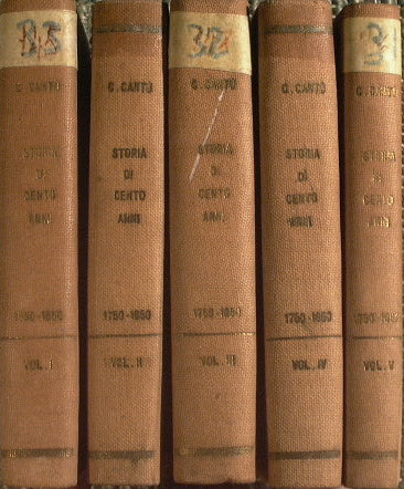 One hundred year history (1750 - 1850)