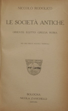 Sociedades antiguas
