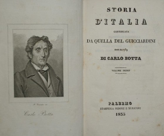 Storia d'Italia continuata da quella del Guicciardini sino al 1789. Vol. I