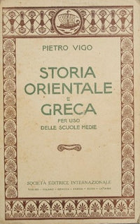Storia Orientale e Greca