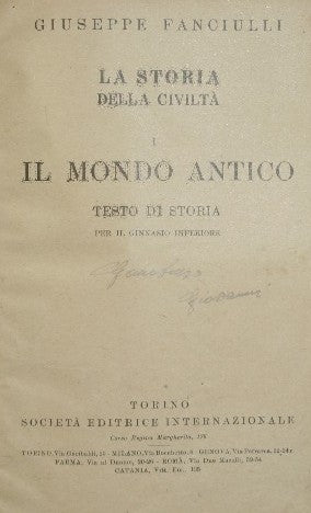 The history of civilization. Vol. I: The ancient world