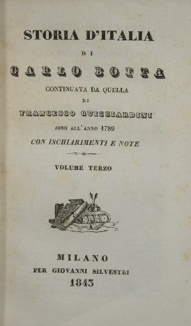 History of Italy by Carlo Botta. Vol. III