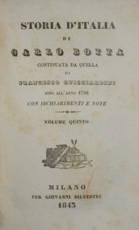 Storia d'Italia di Carlo Botta. Vol. V