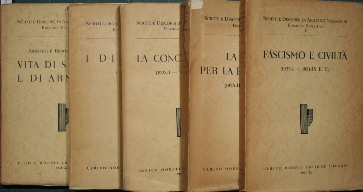 Scritti e discorsi di Arnaldo Mussolini