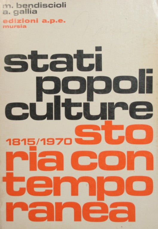 Stati, popoli, culture