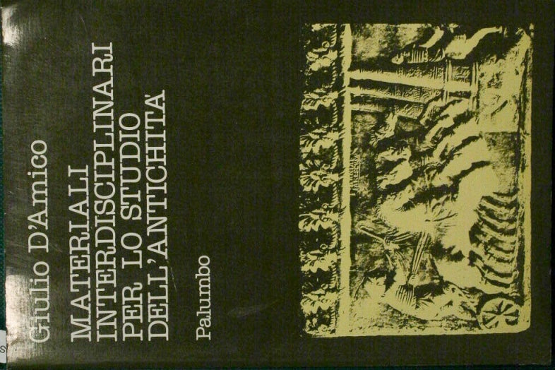 Interdisciplinary materials for the study of antiquity