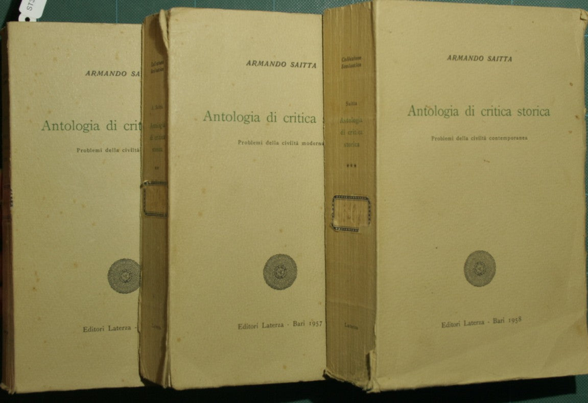 Antologia di critica storica