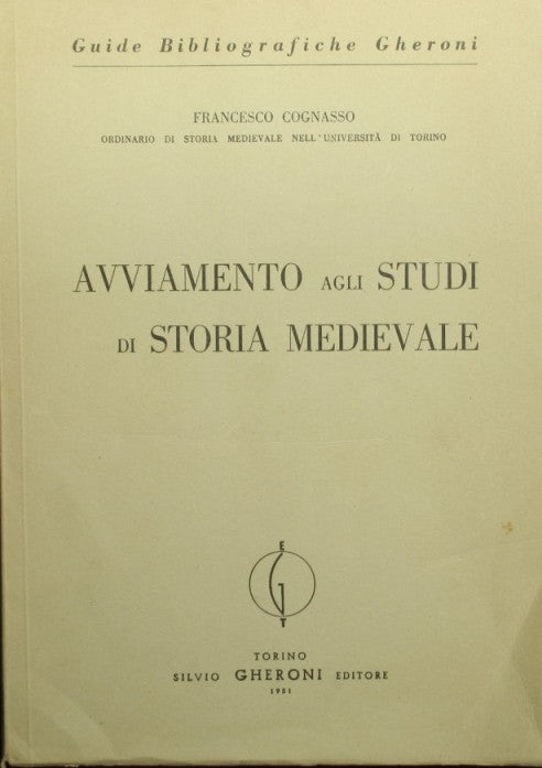 Avviamento agli studi di storia medievale