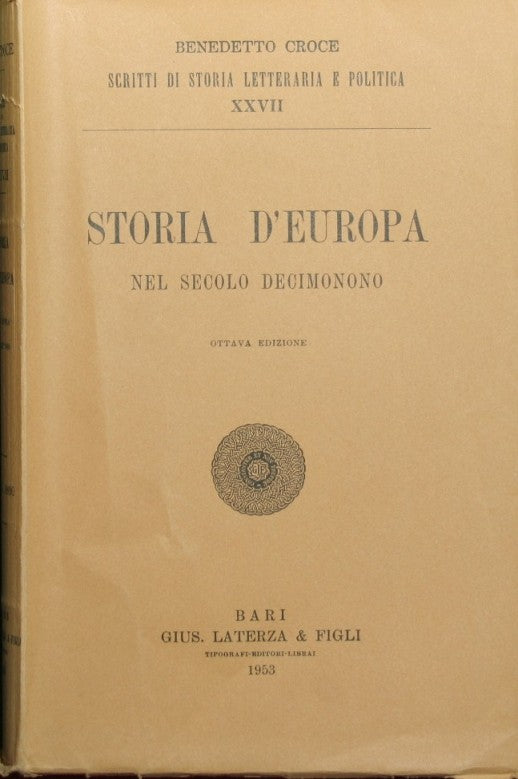 Storia d'Europa nel secolo decimonono