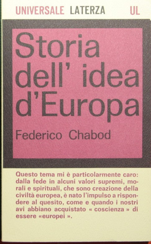 History of the idea of ​​Europe