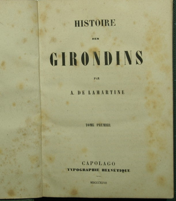 Histoire des girondins