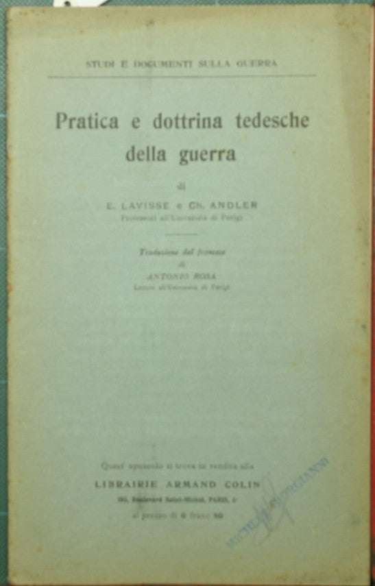 Pratica e dottrina tedesche della guerra