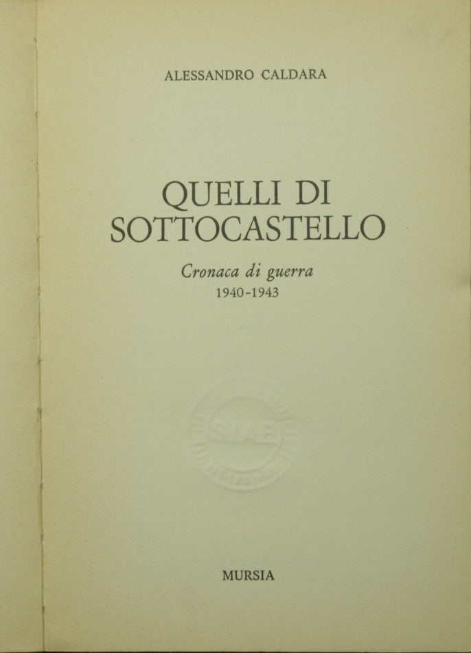 Quelli di Sottocastello