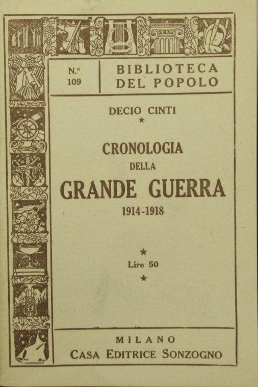 Cronologia della grande guerra