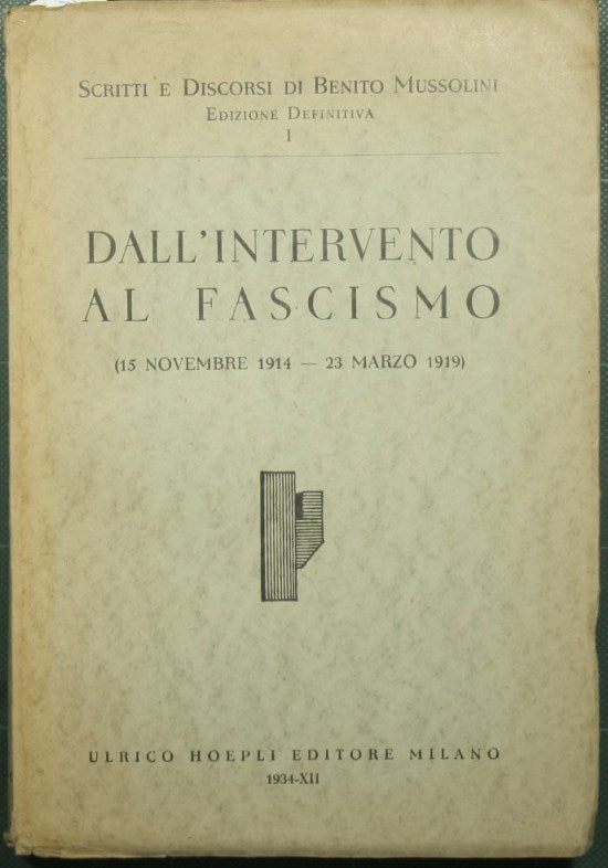 De la intervención al fascismo