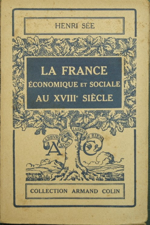 La France économique et sociale au XVIII siècle