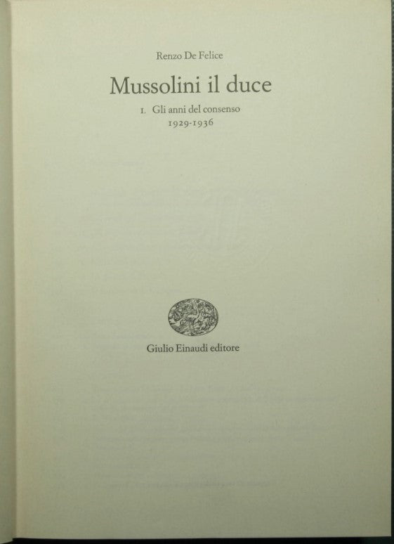 Mussolini il duce
