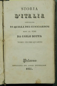 History of Italy continued from that of Guicciardini until 1789 - Vol. IV