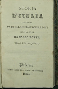 Storia d'Italia continuata da quella del Guicciardini sino al 1789 - Vol. XV