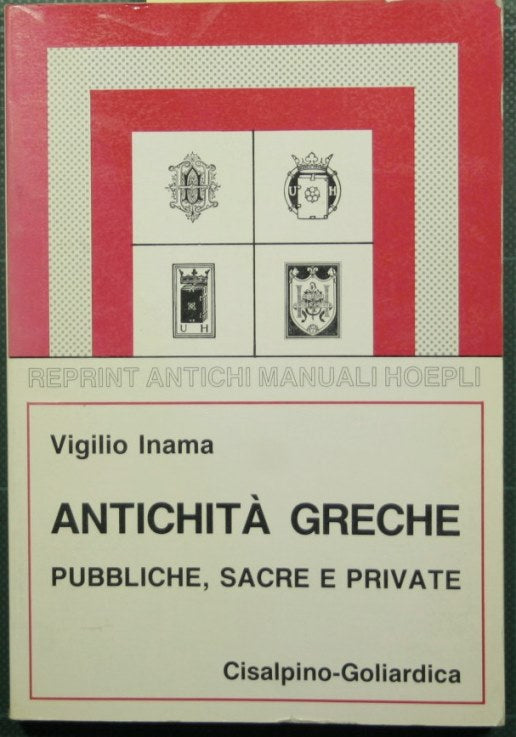 Antichità greche pubbliche, sacre e private