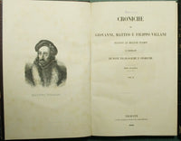 Crónicas de Giovanni, Matteo y Filippo Villani según las mejores estampas
