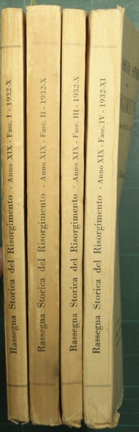 Rassegna storica del Risorgimento - Anno XIX - 1932