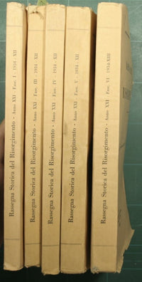 Historical review of the Risorgimento - Year XXI - 1934 - N. I-III/VI