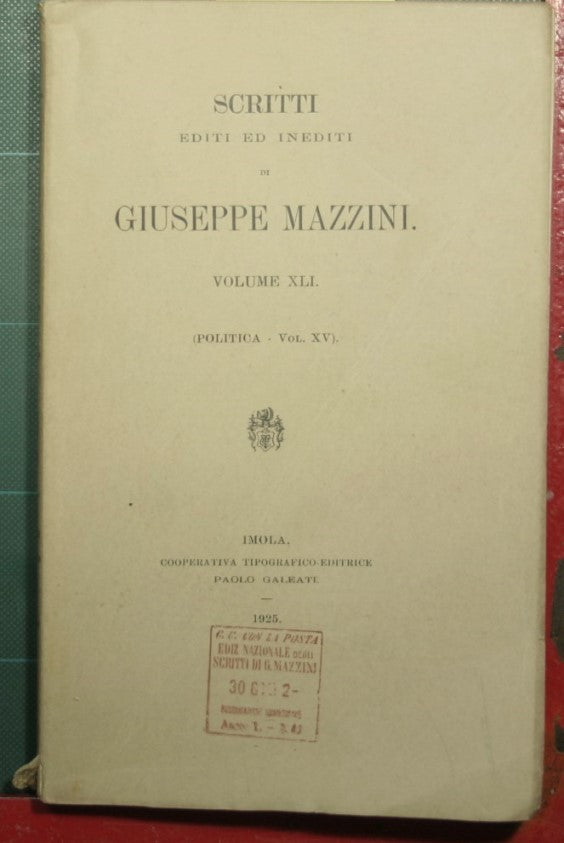 Published and unpublished political writings - Vol