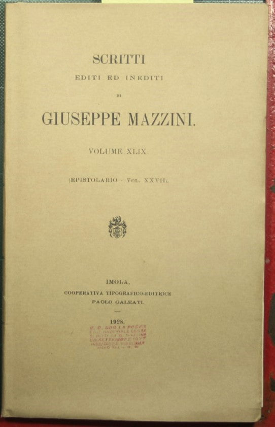 Epistolario - Vol. XXVII