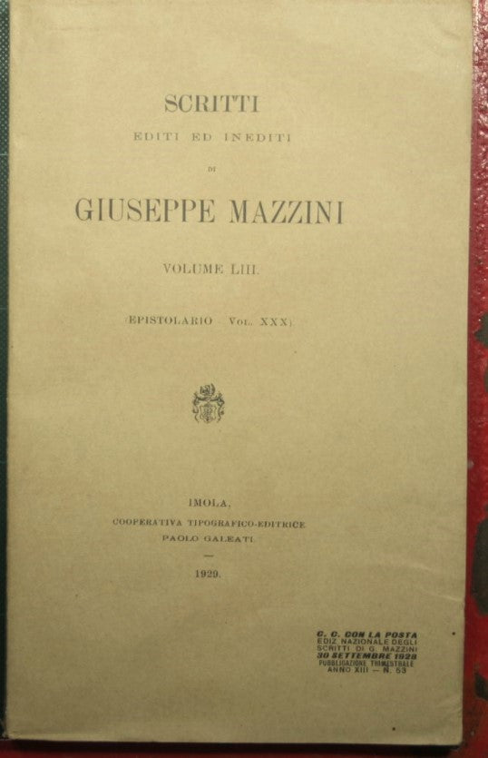 Epistolario - Vol. XXX