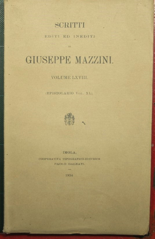 Epistolario - Vol. XL