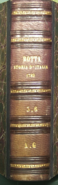 Storia d'Italia continuata da quella del Guicciardini sino al 1789 - Voll. V e VI