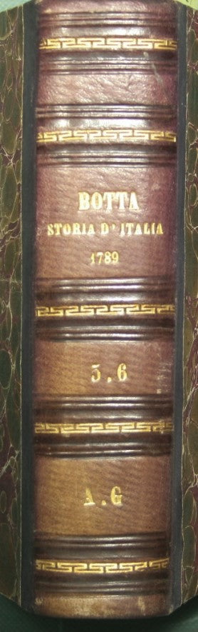 Storia d'Italia continuata da quella del Guicciardini sino al 1789 - Voll. V e VI