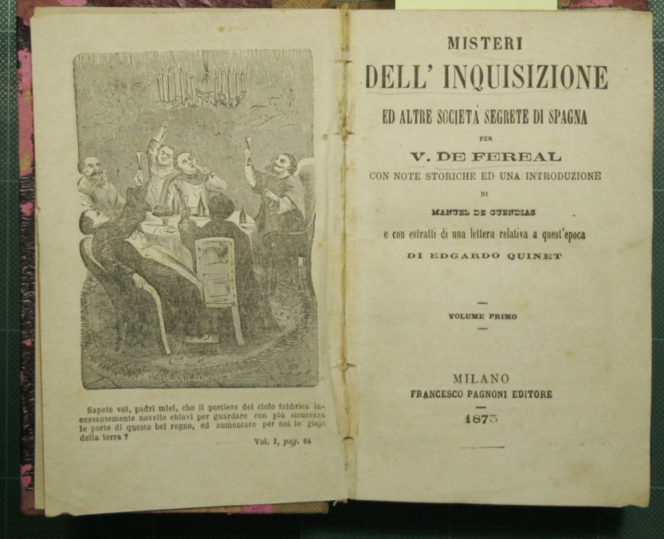 Misterios de la Inquisición y otras sociedades secretas de España