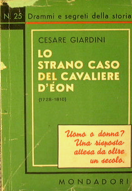 Lo strano caso del Cavaliere d'Eon