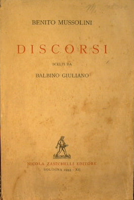 Speeches selected by Balbino Giuliano
