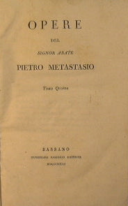 Obras… Quinto + sexto volumen.