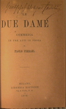 Collection of plays: Apocalypse according to Gian Giacomo - Faidda - La joie fait peur - I killed a man - I - two ladies